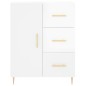 vidaXL Aparador alto madera contrachapada blanco brillo 69,5x34x180 cm vidaXL Aparador alto madera contrachapada blanco brillo 69,5x34x180 cm