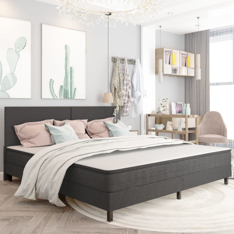 vidaXL Cabecero de tela gris oscuro 200x200 cm vidaXL Cabecero de tela gris oscuro 200x200 cm