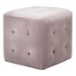 vidaXL Mesitas de noche 2 unidades terciopelo rosa 30x30x30 cm vidaXL Mesitas de noche 2 unidades terciopelo rosa 30x30x30 cm