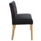 vidaXL Banco de terciopelo negro 140 cm vidaXL Banco de terciopelo negro 140 cm