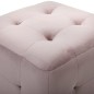 vidaXL Mesitas de noche 2 unidades terciopelo rosa 30x30x30 cm vidaXL Mesitas de noche 2 unidades terciopelo rosa 30x30x30 cm