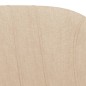 vidaXL Taburetes de cocina 2 unidades tela color crema vidaXL Taburetes de cocina 2 unidades tela color crema