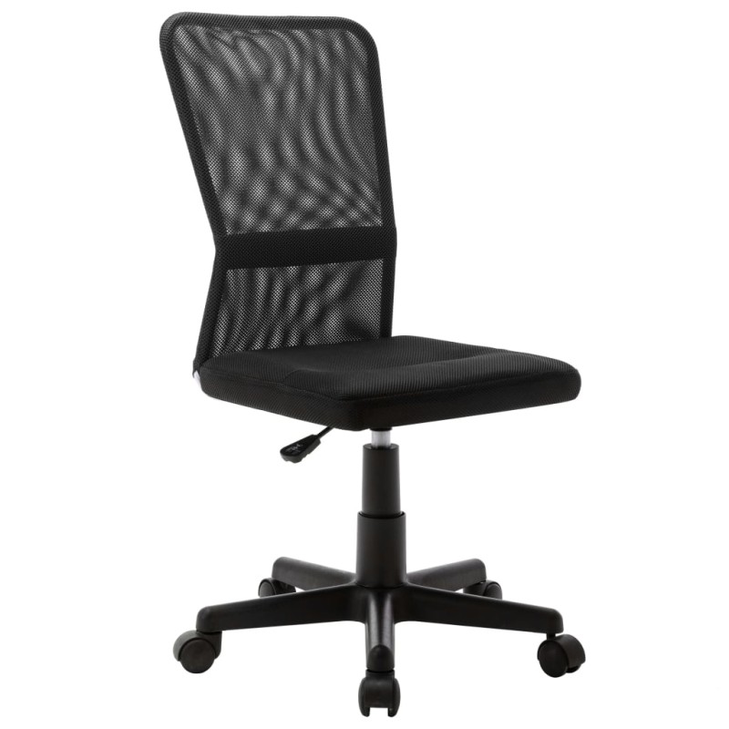 vidaXL Silla de oficina de tela de malla negra 44x52x100 cm vidaXL Silla de oficina de tela de malla negra 44x52x100 cm