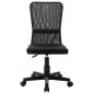 vidaXL Silla de oficina de tela de malla negra 44x52x100 cm vidaXL Silla de oficina de tela de malla negra 44x52x100 cm