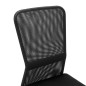 vidaXL Silla de oficina de tela de malla negra 44x52x100 cm vidaXL Silla de oficina de tela de malla negra 44x52x100 cm