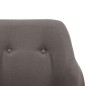 vidaXL Silla mecedora de tela gris claro vidaXL Silla mecedora de tela gris claro