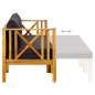 vidaXL Banco jardín 3 plazas con cojines madera maciza acacia 179 cm vidaXL Banco jardín 3 plazas con cojines madera maciza acacia 179 cm