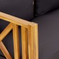 vidaXL Banco jardín 3 plazas con cojines madera maciza acacia 179 cm vidaXL Banco jardín 3 plazas con cojines madera maciza acacia 179 cm