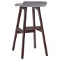 vidaXL Taburetes de cocina 2 unidades tela gris claro vidaXL Taburetes de cocina 2 unidades tela gris claro