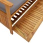 vidaXL Banco de almacenaje de jardín madera maciza acacia 120 cm vidaXL Banco de almacenaje de jardín madera maciza acacia 120 cm