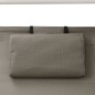 vidaXL Tumbona doble con toldo textilene gris taupe vidaXL Tumbona doble con toldo textilene gris taupe