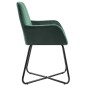vidaXL Sillas comedor 2 unidades de terciopelo verde vidaXL Sillas comedor 2 unidades de terciopelo verde