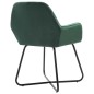 vidaXL Sillas comedor 2 unidades de terciopelo verde vidaXL Sillas comedor 2 unidades de terciopelo verde