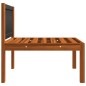 vidaXL Muebles de jardín 2 pzas con cojines madera maciza de acacia vidaXL Muebles de jardín 2 pzas con cojines madera maciza de acacia