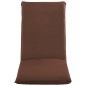 vidaXL Tumbona plegable de tela Oxford marrón vidaXL Tumbona plegable de tela Oxford marrón