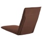 vidaXL Tumbona plegable de tela Oxford marrón vidaXL Tumbona plegable de tela Oxford marrón