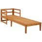 vidaXL Tumbona con cojines crema madera maciza de acacia vidaXL Tumbona con cojines crema madera maciza de acacia