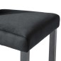 vidaXL Sillas de comedor 2 unidades terciopelo negro vidaXL Sillas de comedor 2 unidades terciopelo negro