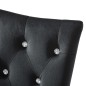 vidaXL Sillas de comedor 2 unidades terciopelo negro vidaXL Sillas de comedor 2 unidades terciopelo negro