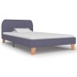 vidaXL Estructura de cama de tela gris claro 90x200 cm vidaXL Estructura de cama de tela gris claro 90x200 cm