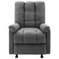 vidaXL Sillón de masaje reclinable de tela gris claro vidaXL Sillón de masaje reclinable de tela gris claro