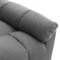 vidaXL Sillón de masaje reclinable de tela gris claro vidaXL Sillón de masaje reclinable de tela gris claro