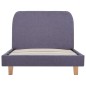 vidaXL Estructura de cama de tela gris claro 90x200 cm vidaXL Estructura de cama de tela gris claro 90x200 cm