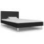 vidaXL Estructura de cama de tela negro 90x200 cm vidaXL Estructura de cama de tela negro 90x200 cm