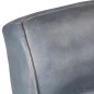 vidaXL Sillón de cuero de cabra real gris 60x75x90 cm vidaXL Sillón de cuero de cabra real gris 60x75x90 cm