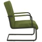 vidaXL Silla voladiza de terciopelo verde claro vidaXL Silla voladiza de terciopelo verde claro