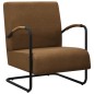 vidaXL Sillón de tela marrón vidaXL Sillón de tela marrón