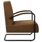 vidaXL Sillón de tela marrón vidaXL Sillón de tela marrón