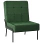 vidaXL Silla de relajación de terciopelo verde oscuro 65x79x87 cm