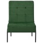 vidaXL Silla de relajación de terciopelo verde oscuro 65x79x87 cm