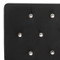 vidaXL Banco de cuero sintético 110 cm negro