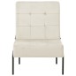 vidaXL Silla de relajación de terciopelo crema blanca 65x79x87 cm vidaXL Silla de relajación de terciopelo crema blanca 65x79x87 cm