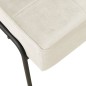 vidaXL Silla de relajación de terciopelo crema blanca 65x79x87 cm vidaXL Silla de relajación de terciopelo crema blanca 65x79x87 cm