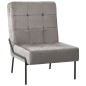 vidaXL Silla de relajación de terciopelo gris claro 65x79x87 cm vidaXL Silla de relajación de terciopelo gris claro 65x79x87 cm