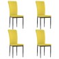 vidaXL Sillas de comedor 4 uds terciopelo amarillo mostaza vidaXL Sillas de comedor 4 uds terciopelo amarillo mostaza