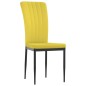vidaXL Sillas de comedor 4 uds terciopelo amarillo mostaza vidaXL Sillas de comedor 4 uds terciopelo amarillo mostaza