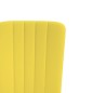 vidaXL Sillas de comedor 4 uds terciopelo amarillo mostaza vidaXL Sillas de comedor 4 uds terciopelo amarillo mostaza