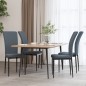 vidaXL Sillas de comedor 4 unidades terciopelo gris oscuro vidaXL Sillas de comedor 4 unidades terciopelo gris oscuro