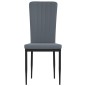 vidaXL Sillas de comedor 4 unidades terciopelo gris oscuro vidaXL Sillas de comedor 4 unidades terciopelo gris oscuro