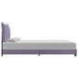vidaXL Estructura de cama de tela gris claro 140x200 cm vidaXL Estructura de cama de tela gris claro 140x200 cm