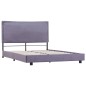 vidaXL Estructura de cama de tela gris claro 140x200 cm vidaXL Estructura de cama de tela gris claro 140x200 cm