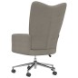 vidaXL Silla de relajación de terciopelo gris claro vidaXL Silla de relajación de terciopelo gris claro