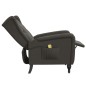 vidaXL Sillón de masaje reclinable de terciopelo gris oscuro vidaXL Sillón de masaje reclinable de terciopelo gris oscuro