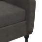 vidaXL Sillón de masaje reclinable de terciopelo gris oscuro vidaXL Sillón de masaje reclinable de terciopelo gris oscuro