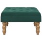 vidaXL Taburete verde oscuro 60x60x36 cm terciopelo vidaXL Taburete verde oscuro 60x60x36 cm terciopelo