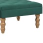 vidaXL Taburete verde oscuro 60x60x36 cm terciopelo vidaXL Taburete verde oscuro 60x60x36 cm terciopelo